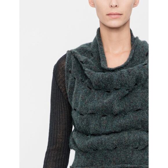 Sarah Pacini Short Asymmetric Cardigan - Picture 2 of 6